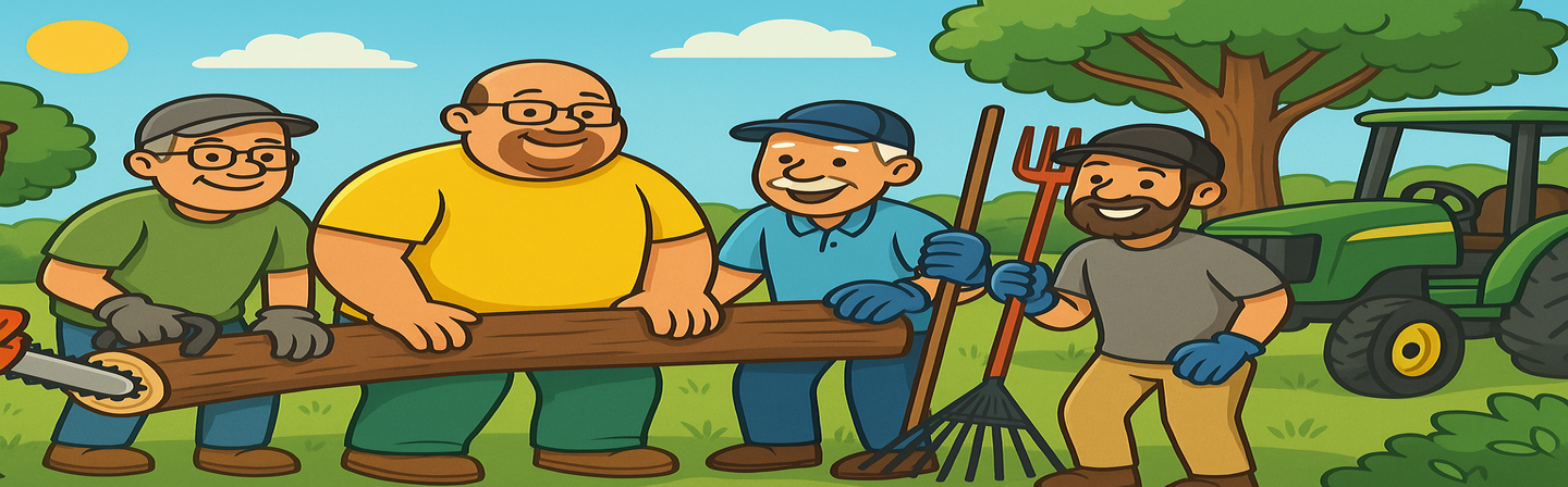 Elders Quorum Members Working in the Community
